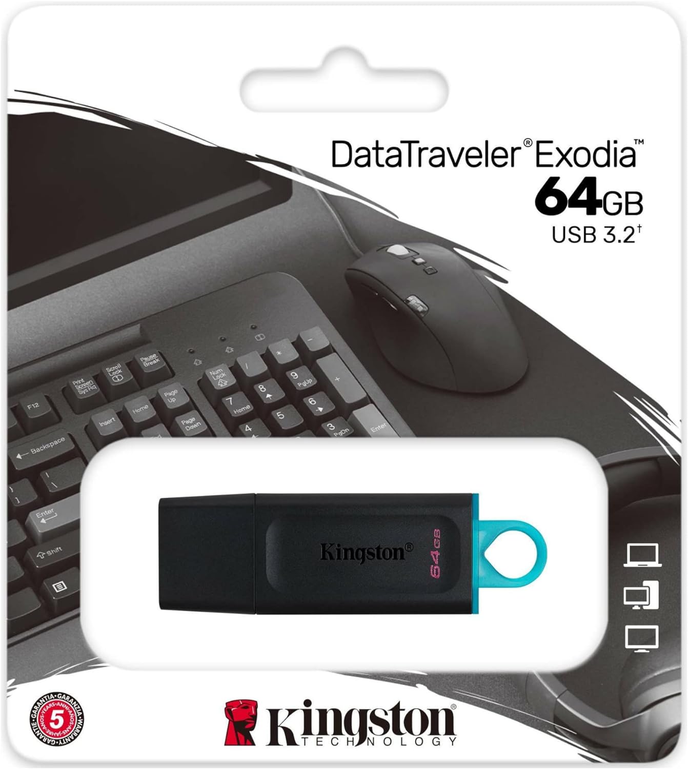 Kingston USB Flash Drive Exodia 64GB 3.2 DTX/64GB Kingston USB Flash Drive Exodia 64GB 3.2 DTX/64GB